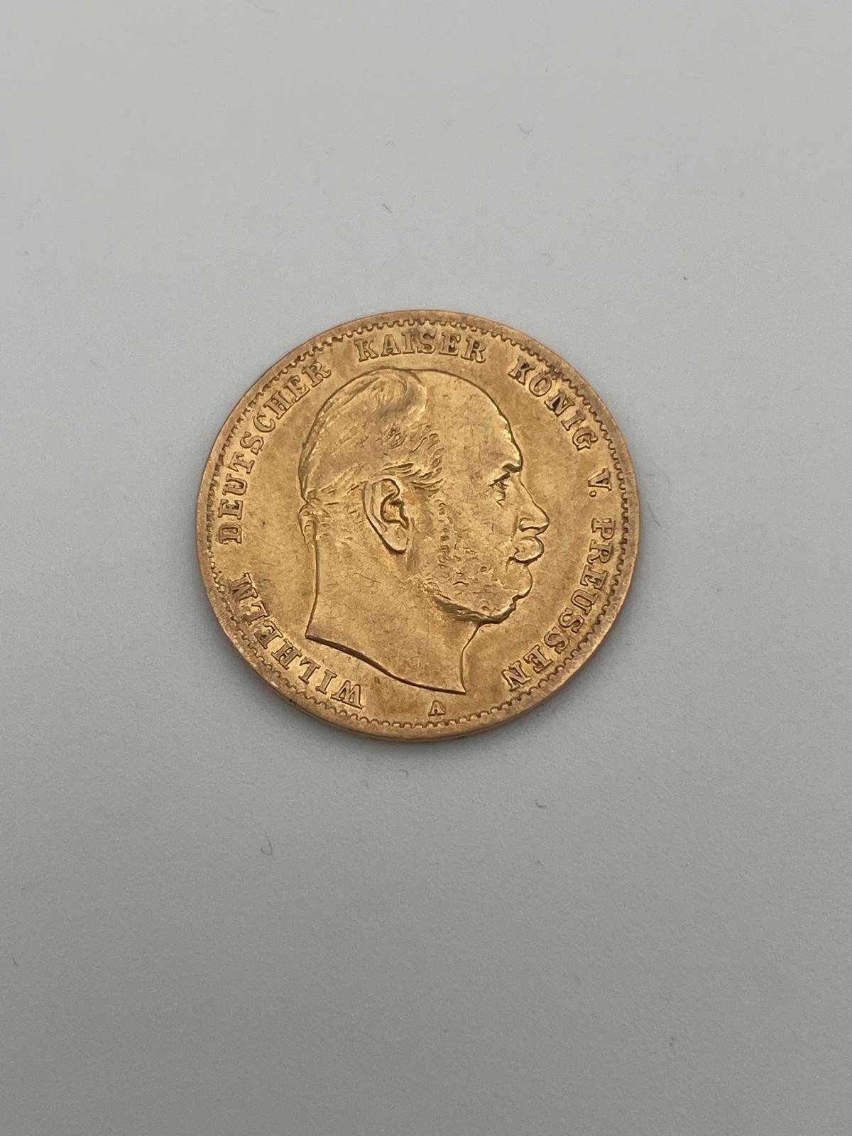 Goldmünze aus einer Münzsammlung im Nachlass zur geordneten Sammlungsauflösung.